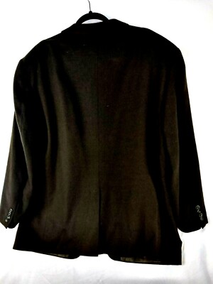 Ing Loro Piana & C.Italy Blazer 100% Worsted Camel Hair Olive