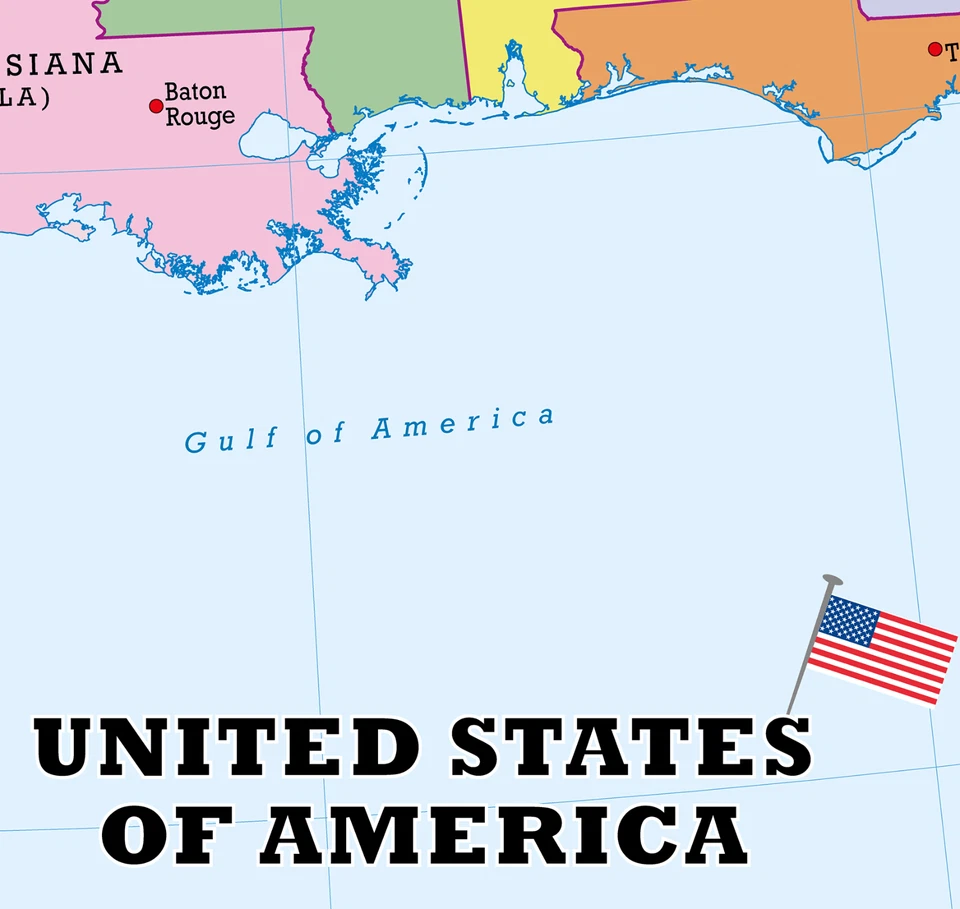 Map of United States of America, USA States, Map of American States and Capitals - Image 2 of 4
