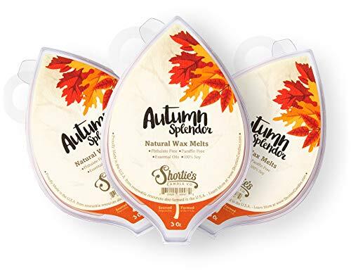 Autumn Splendor Natural Soy Wax Melts 3 Pack Highly Scented 3 Oz Bars