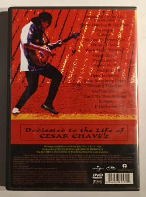 その他 Sacred Fire: Live in Mexico [DVD] SANTANA - SACRED FIRE LIVE IN MEXICO - MEXICAN DVD, CLASSIC ROCK