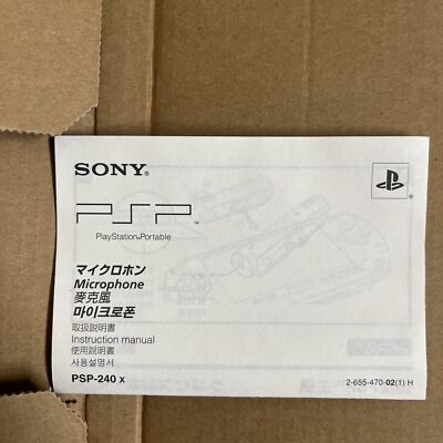 Talk Man with Microphone - Sony PlayStation Portable PSP JAPAN