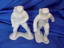 Louis Marx Toys NASA APOLLO ASTRONAUTS Vintage 1970 Made in USA Pair x2
