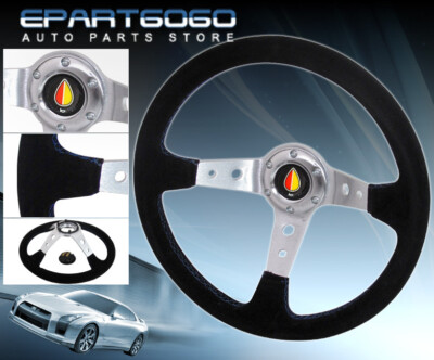 350mm Tracking Drifting Light Weight Steering Wheel Jdm Vip Leaf Button