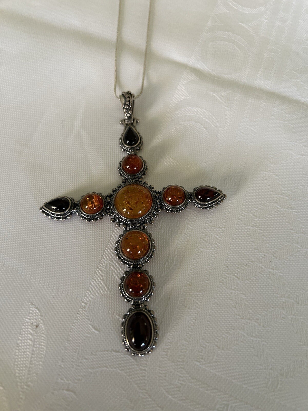 925 Solid Sterling Silver Multicolor Natural Balt… - image 5