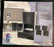 New Unopened Dome Flax Pack 7.1 6 Piece Set Smart Surround Sound Home Theatre