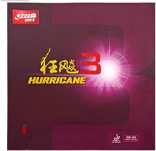 Original DHS Hurricane 3 Table Tennis Ping Pong Rubber Sheet 39 / 2.2mm