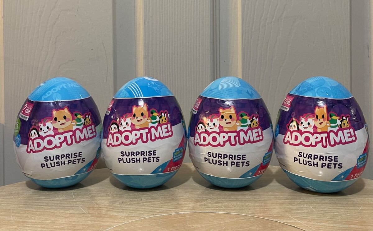 Adopt Me Pets Surprise Plush Mystery Egg Series 1 & 2 With Code