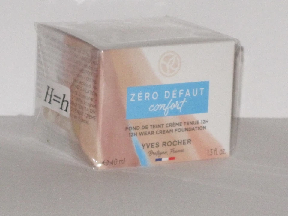 YVES ROCHER COULEURS NATURE ZERO DEFAUT CREAM FOUNDATION # BEIGE 300-40 ml NEW - Image 3 of 4