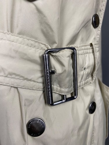Burberry Nova Check Beige Double Breasted Trench Coat UK 12 US 10 - Picture 10 of 16