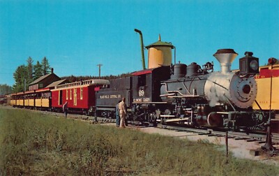 Klondike Casey 69 Narrow Gauge Train Trip To Oblivion 10 Mile Vtg Postcard CP342