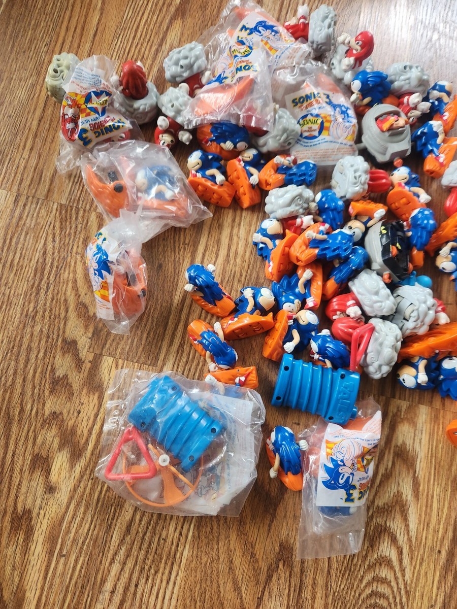 Knuckles Juguetes Sonic Mcdonalds Cajita Feliz El Juguete Sonic