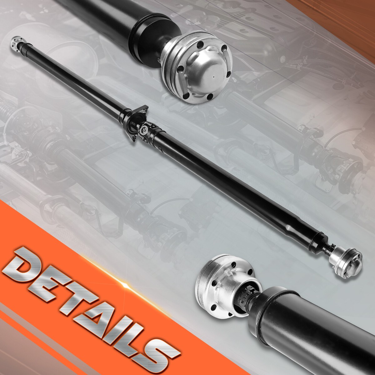 Drive Shaft Front Rear 2-Piece Unit For 2013 - 2018 AWD Ford Escape Lincoln MKC
