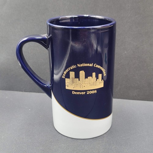 Democratic National Convention Denver 2008 Coffee Mug Blue Gray - Picture 7 of 11