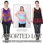 Summer Lot 10pcs Women tops Mixed New  Wholesale Sleeveless tops  Casual wear