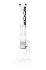 RooR Tech Bong Bicchiere Multi Perc 18" Trasparente GoG Senza Stelo