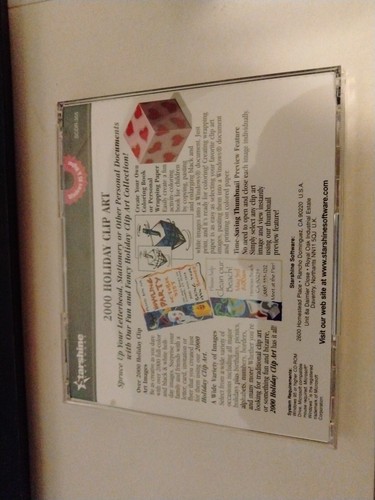 2000 Holiday Clip Art PC CD-ROM by Starshine for Win 95 - Picture 2 of 3