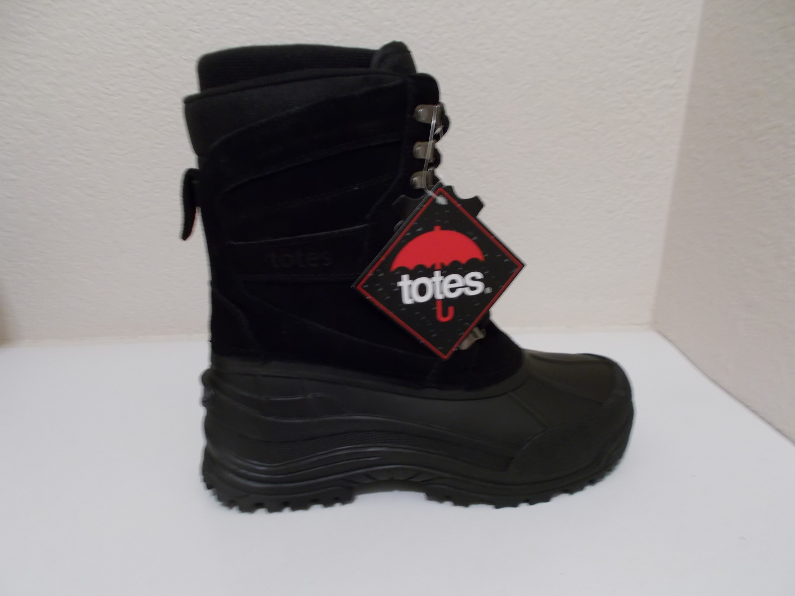men's waterproof totes boots black