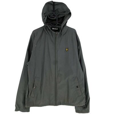 Lyle\u0026Scott Grey Cotton Blend Hooded 