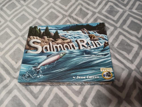 Salmon Run Brettspiel Gryphon Jesse Catron 100% vollständig
