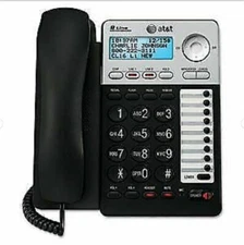 AT&T Corded Telephone with Caller ID - Silver/Black (AT ML17929)