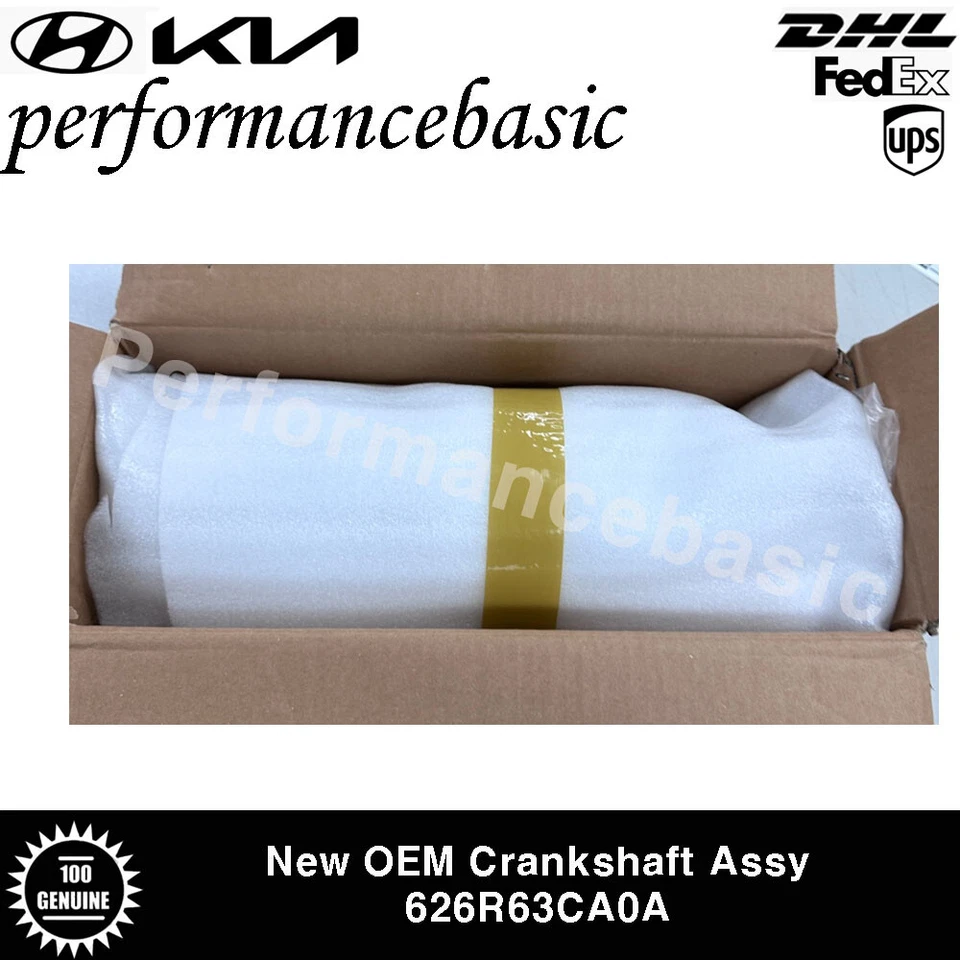 Nuevo conjunto de cigüeñal OEM 626R63CA0A para Hyundai Genesis Coupé, G80, Palisade Foto 3 de 4