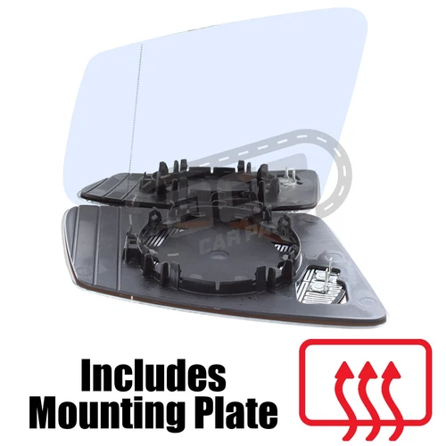 Mercedes A Class W176 2012-> Heated Wide Angle Mirror Glass Passenger Side Left