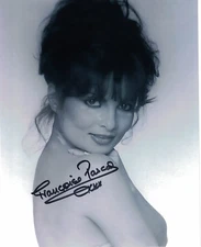 FRANCOISE PASCAL - Mind Your Language/ Playboy Play Mate - hand signed 10 x 8 ph