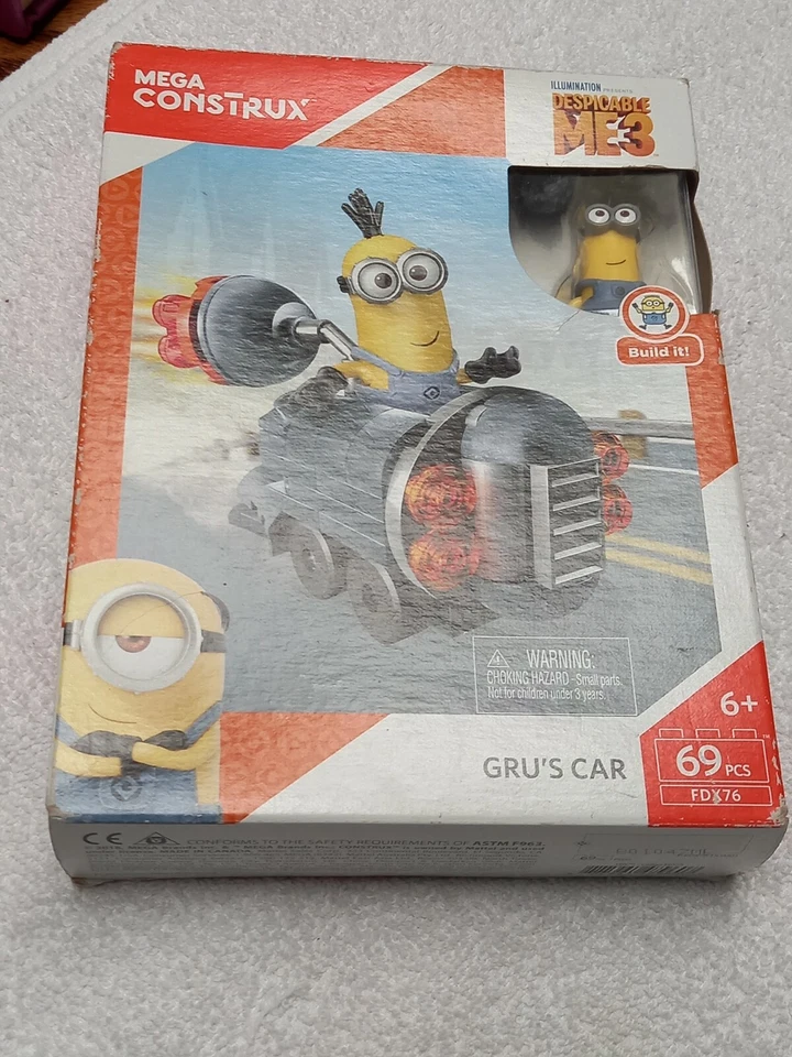 Автомобиль миньона ГРУ MEGA Construx Despicable Me 69 шт. FDX76 - Изображение 4 из 4
