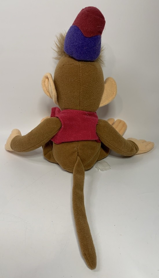Walt Disney World 9" ABU Monkey Bean Bag Plush Aladdin Movie