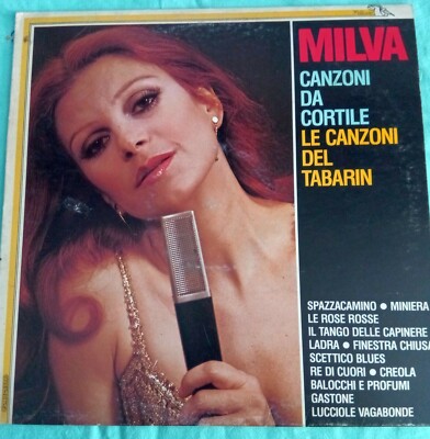 LP ''Milva    Le Canzoni Del Tabarin - Canzoni Da Cortile''