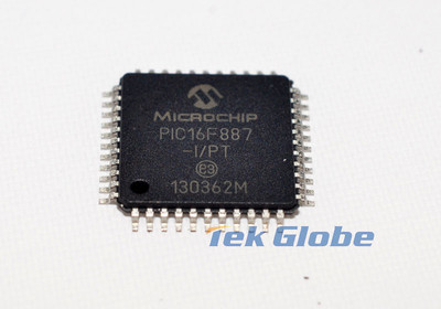 5pcs PIC16F887-I/PT PIC16F887 Microchip 8-bit Microcontroller QFP-44