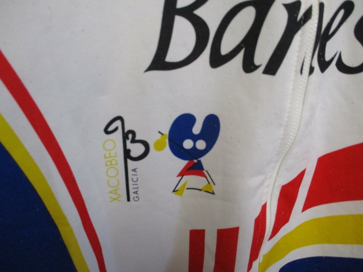 Maillot Cycliste Manches Longues Banesto Xacobeo Galicia - Nalini - Taille XXL