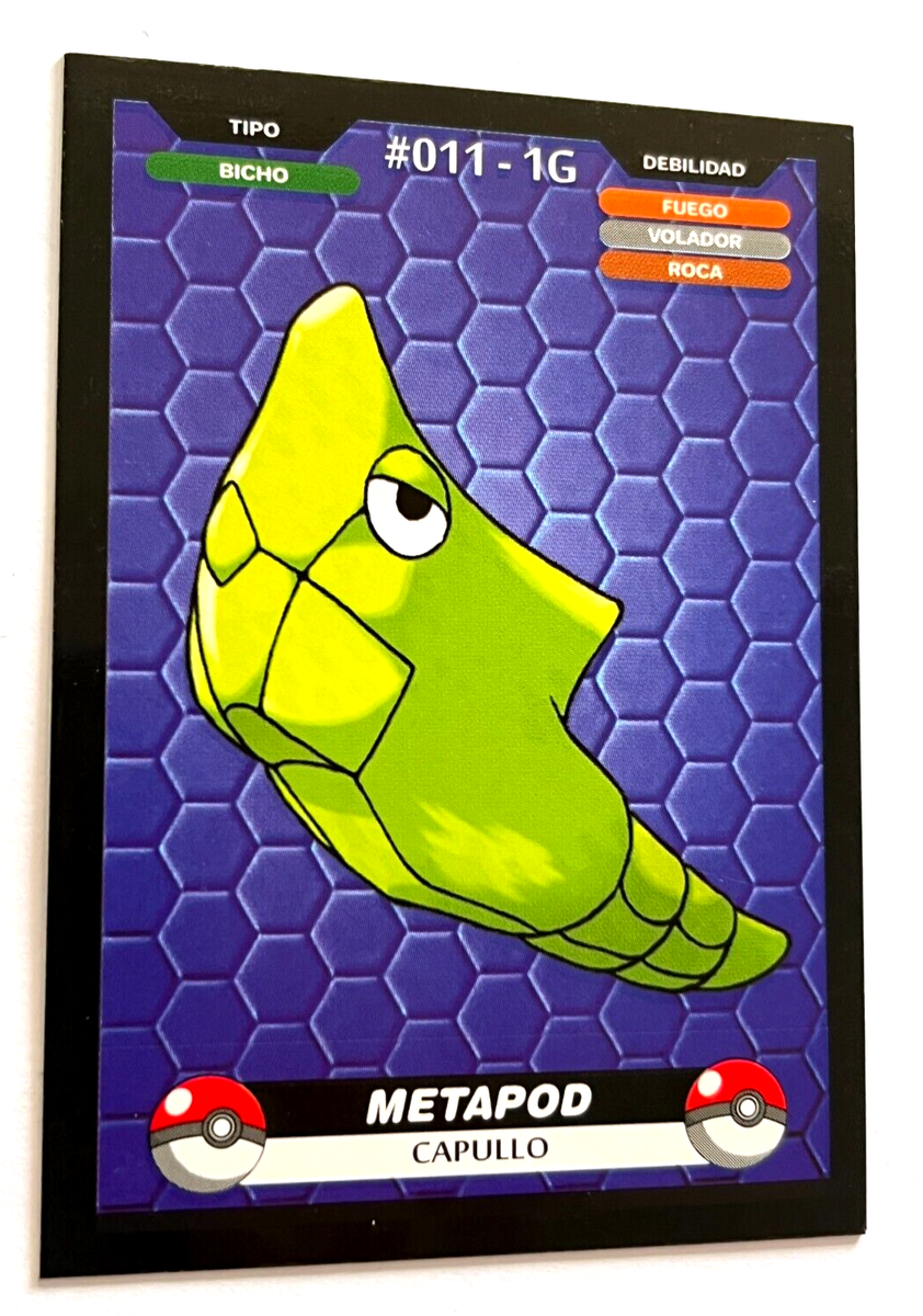 2025 POKEMON KANTO CREALASER TCG Card #011 METAPOD Peru Edition | eBay
