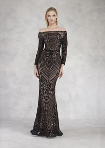 long sleeve gala dress