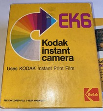 Kodak EK6 Instant Camera With Manual Vintage