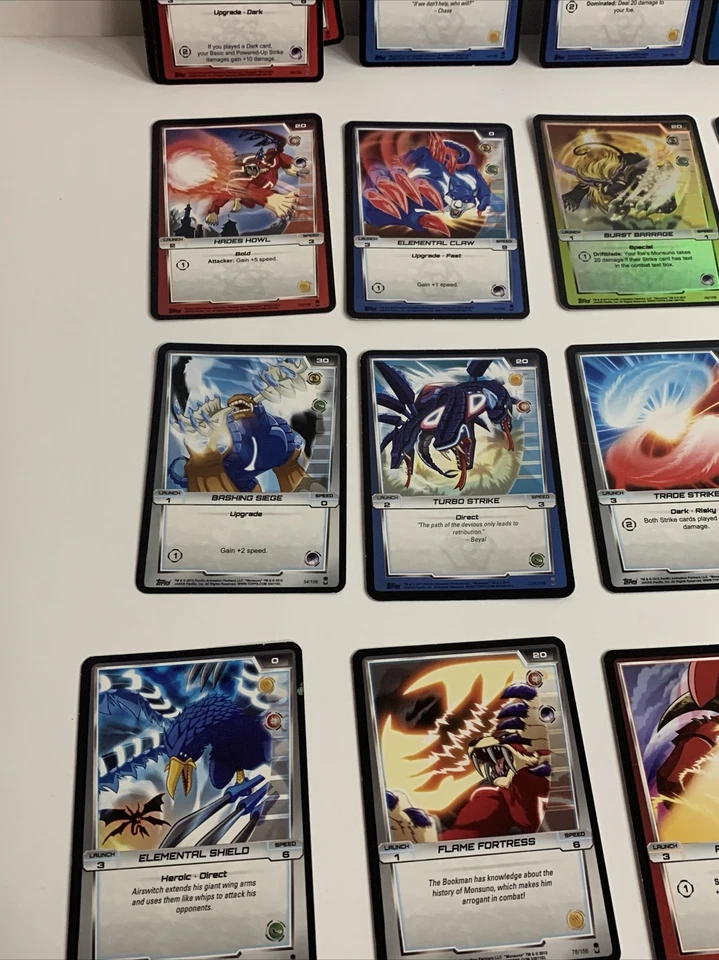 Lote 33 cartas coleccionables Monsuno - TOPPS - JAKKS Foto 2 de 4