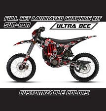 Sur Ron Ultra Bee Red Black Stickerbomb Decals Stickers Skin Wrap Graphics Kit Sur Ron Ultra Bee Red Black Stickerbomb Decals Stickers Skin Wrap Graphics Kit