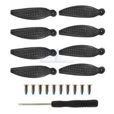8pcs For DJI Mini 4K Accessories Low-Noise Propellers Carbon Fiber Prop Blade