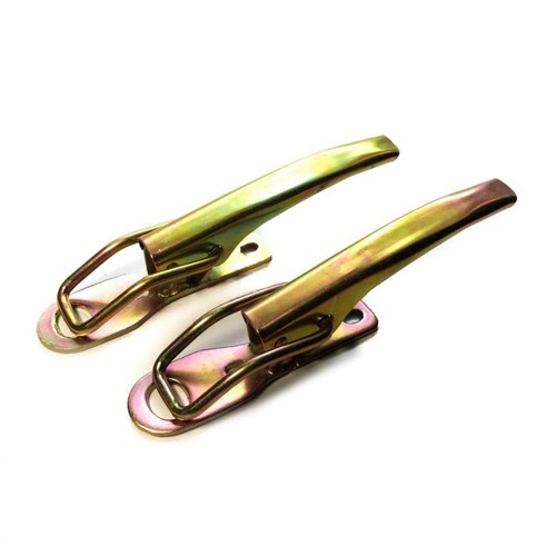 Tailgate Cargo Door Handle Latch Pair Fits Isuzu Elf KBD KB20 Truck 1981-88 EBEZ - Picture 2 of 5