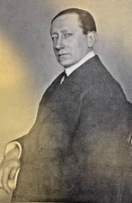 1912 Vintage Magazine Illustration Guglielmo Marconi Wireless Telegraphy