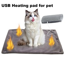 Winter Pet Heating Blanket Temperature Warm Cat Dog Mattress Indoor Heating Pad