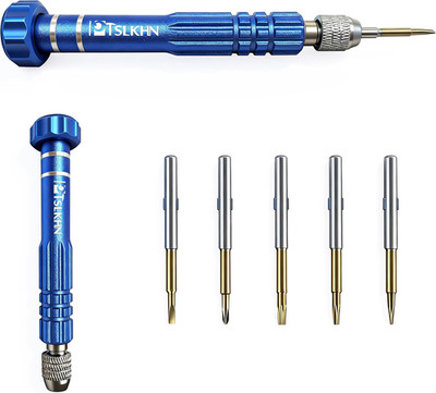 5-In-1 Multifunctional Small Screwdriver, S2 Steel Magnetic Screwdriver Kit for