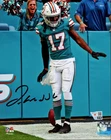 Jaylen Waddle Signed 8x10 Photo Miami Dolphins Fanatics Holo
