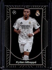 2024-25 Topps Chrome UEFA Kylian Mbappe Shadow Etch #SE-14 Real Madrid