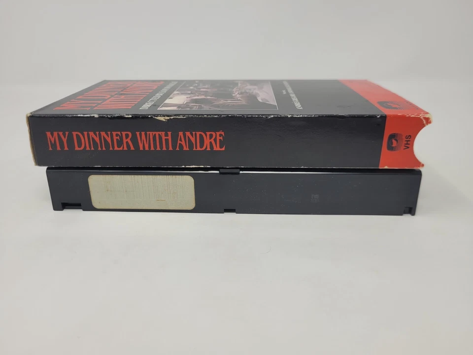 MY DINNER WITH ANDRE (1981) VHS LOUIS MALLE ANDRE GREGORY WALLACE SHAWN GEM NM — 第 4/4 张图片