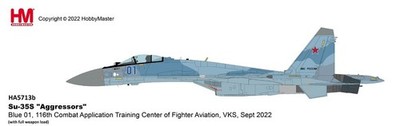 Hobbymaster 1:72 HA5713B Su-35S Flanker E ''Aggressors'' Blue 01