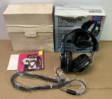 Koss PRO/4X PLUS Digital Ready Headband Headphones 1980's Black/Silver USA