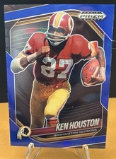 2025 Panini Prizm Black - Ken Houston #149 Blue Prizm /199