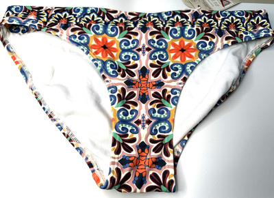 Neu! Boden UK10 UK12 UK14 Klassische Bikinihose Mehrfarbig Blumenmuster