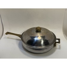 VTG Skillet Saute Pan Stainless Steel MCM Bra...
